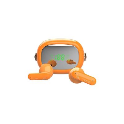 OEM ODMはMacaron ENC LEDデジタル表示装置 ミラーが付いているブルートゥースのイヤホーンを遊ばす