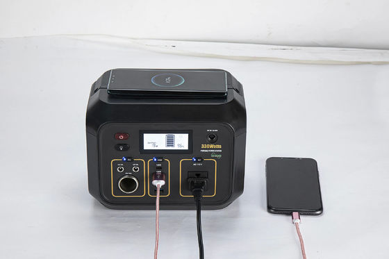 動力火車を満たす動力火車キャンプの携帯用330W 317.4Whの無線電信を運転している自己
