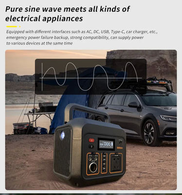 多機能の移動式屋外の電源500w携帯用動力火車