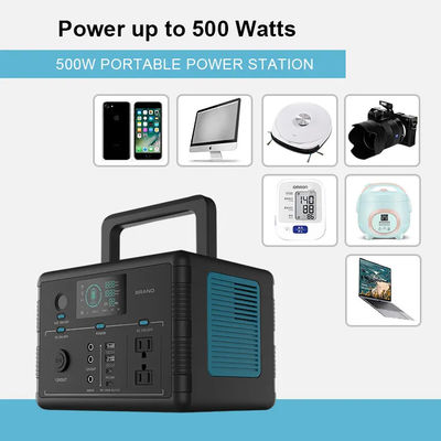 500W ライフポ4太陽動力火車の518wh携帯用動力火車のセリウムROHS FCCの証明書