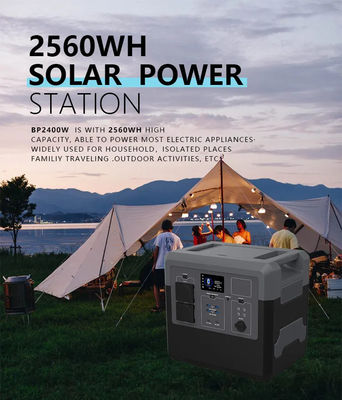 2400W家の携帯用太陽動力火車2560Wh OEM ODMは受け入れる
