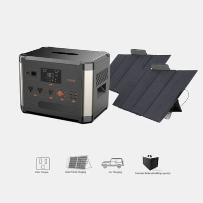 2W LEDライト キャンピング 携帯電源 1500W