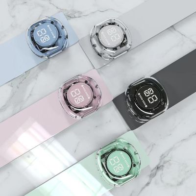 ワイヤレス イヤホン ブルートゥース ヘッドフォン LEDデジタルディスプレイ付き 48.5 時間プレイ時間